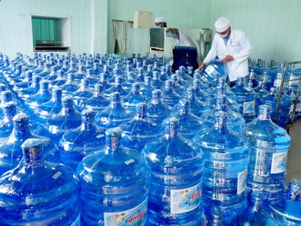an toàn thực phẩm đối với cơ sở sản xuất nước uống đóng bình